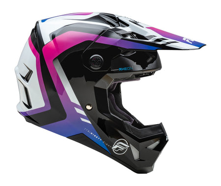 Přilba Fly Racing Formula CP bílá/černá/fialová
