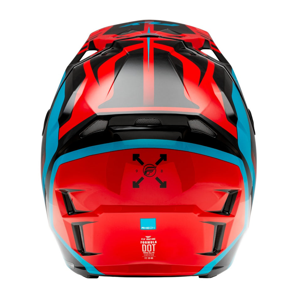 Přilba Fly Racing Formula CP červená/černá/modrá