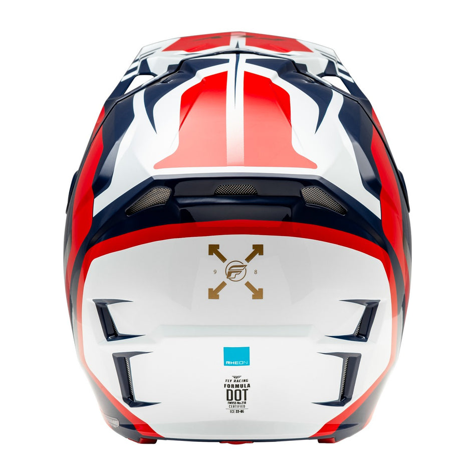 Přilba Fly Racing Formula CP červená/bílá/modrá