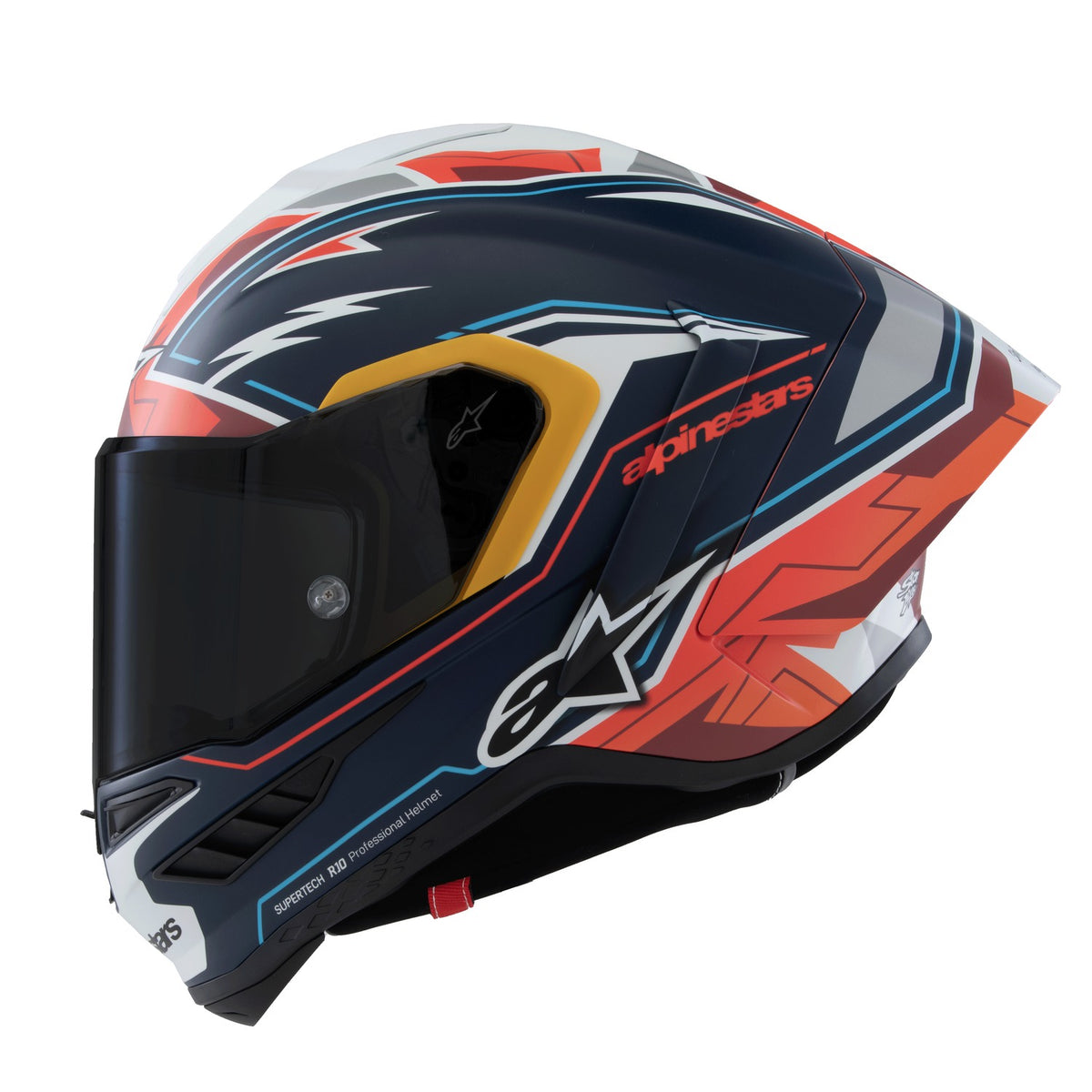 Přilba Alpinestars Supertech R10 limitovaná edice Pedro Acosta modrá/červená/bílá matná