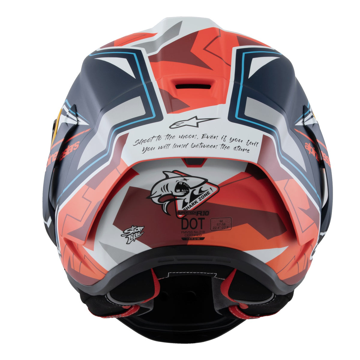 Přilba Alpinestars Supertech R10 limitovaná edice Pedro Acosta modrá/červená/bílá matná