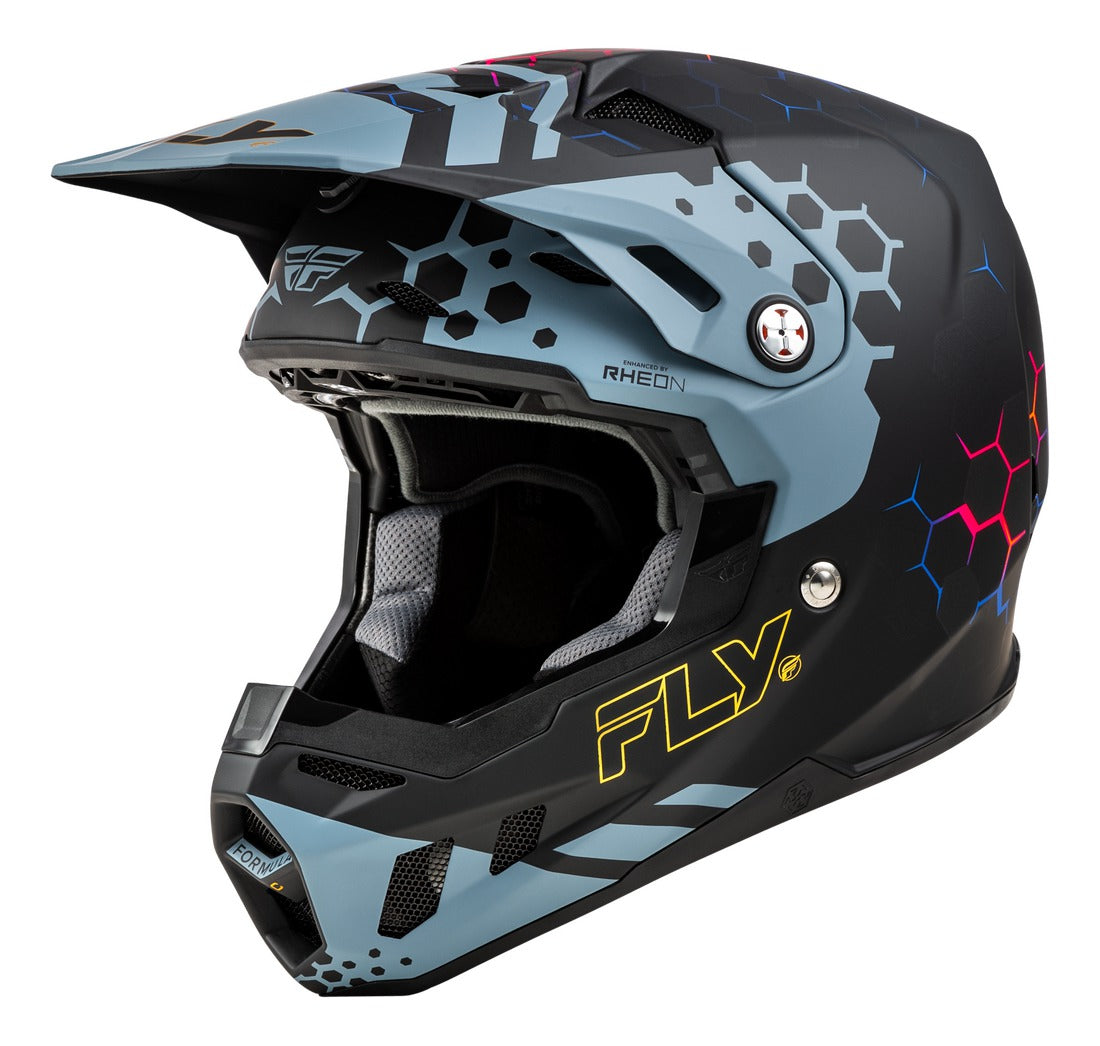 Přilba Fly Racing Formula CC Tektonic černá/šedá