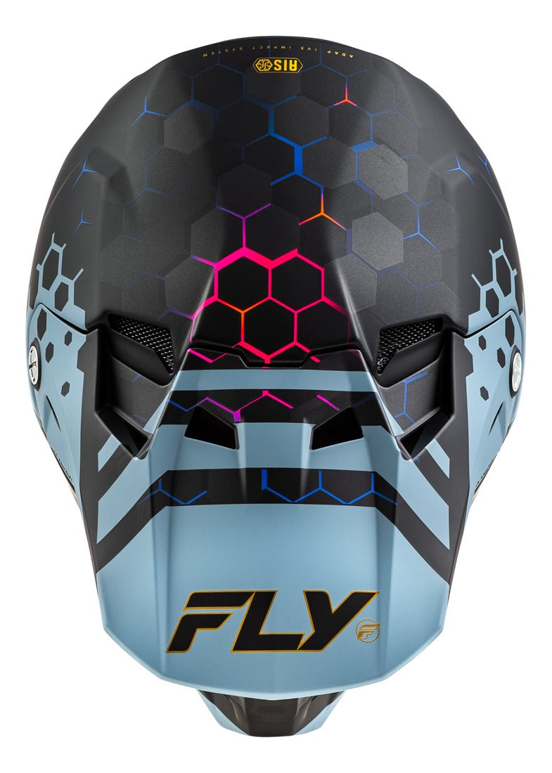Přilba Fly Racing Formula CC Tektonic černá/šedá