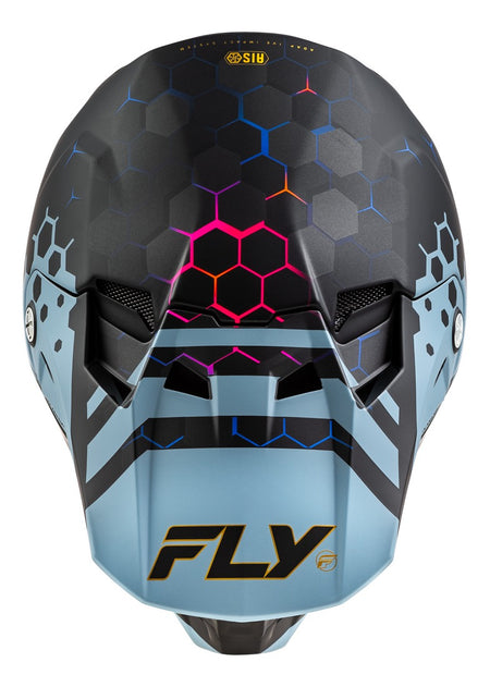 Přilba Fly Racing Formula CC Tektonic černá/šedá