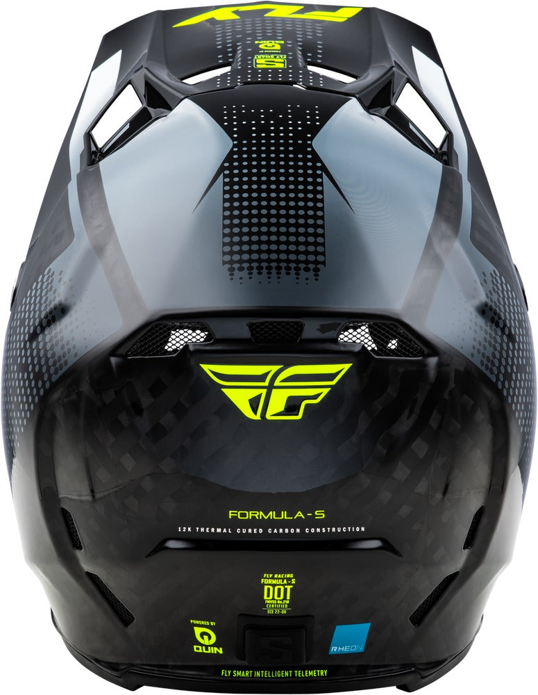 Přilba Fly Racing Formula S Carbon šedá/hi-vis