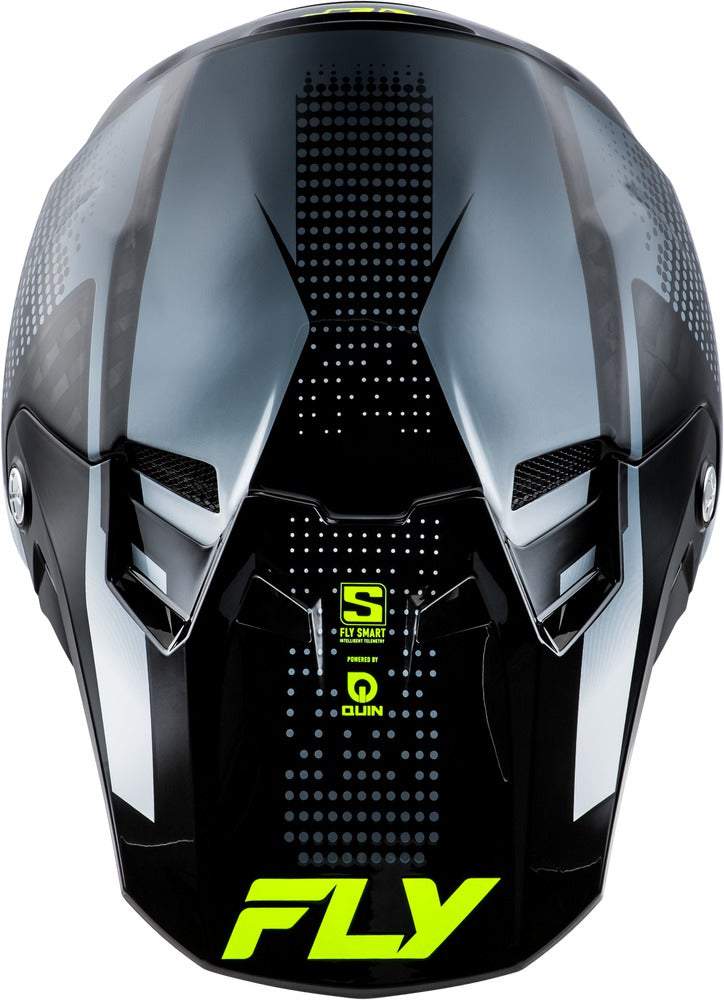 Přilba Fly Racing Formula S Carbon šedá/hi-vis