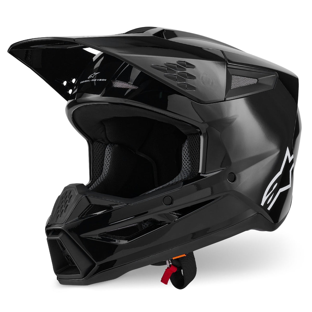 Přilba Alpinestars S-M3 Solid černá