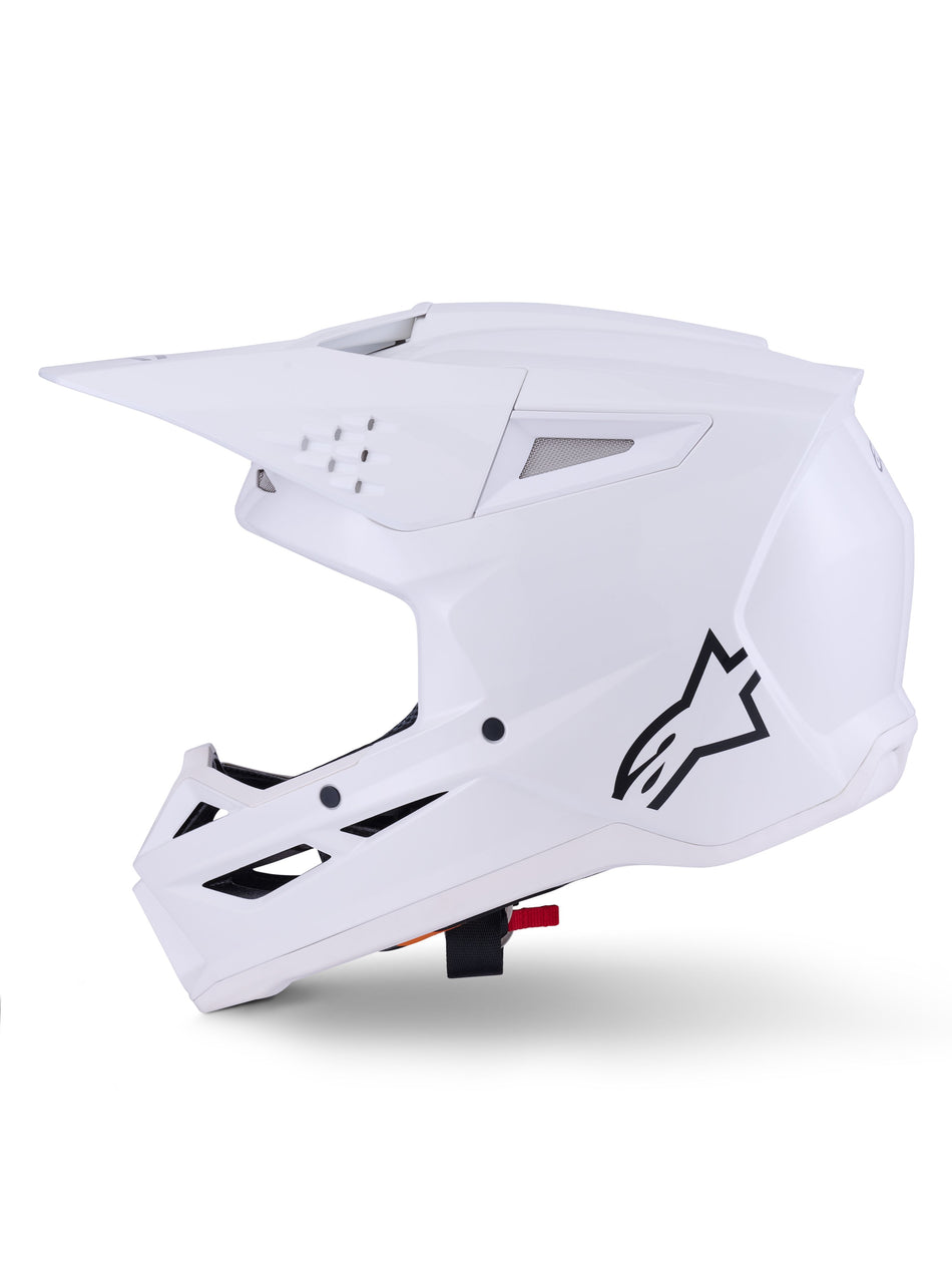 Přilba Alpinestars S-M3 Solid bílá