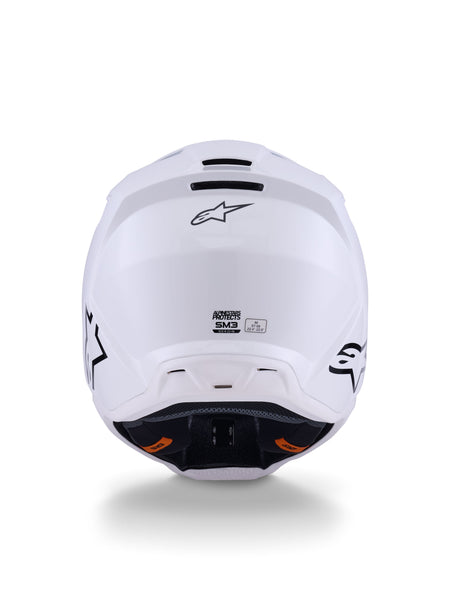 Přilba Alpinestars S-M3 Solid bílá