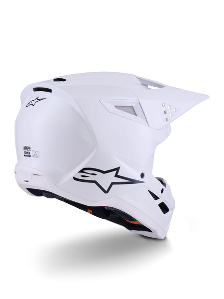 Přilba Alpinestars S-M3 Solid bílá