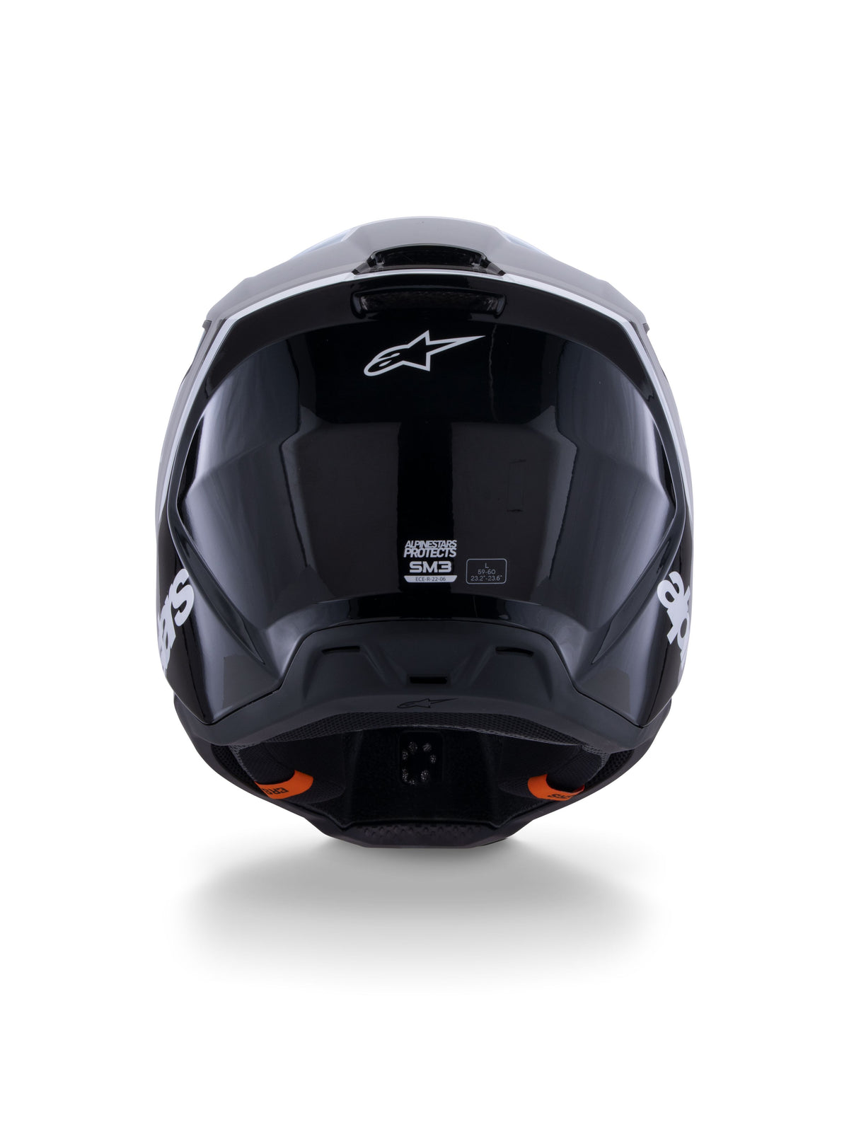 Přilba Alpinestars S-M3 Radium černá/bílá/šedá