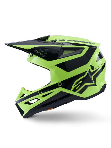 Přilba Alpinestars S-M3 Heat žlutá fluo/černá