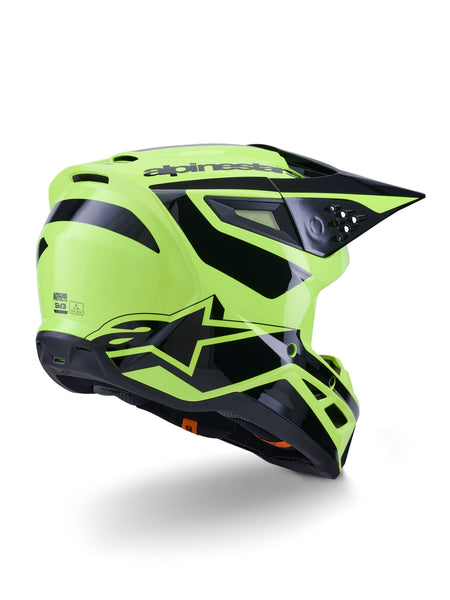 Přilba Alpinestars S-M3 Heat žlutá fluo/černá