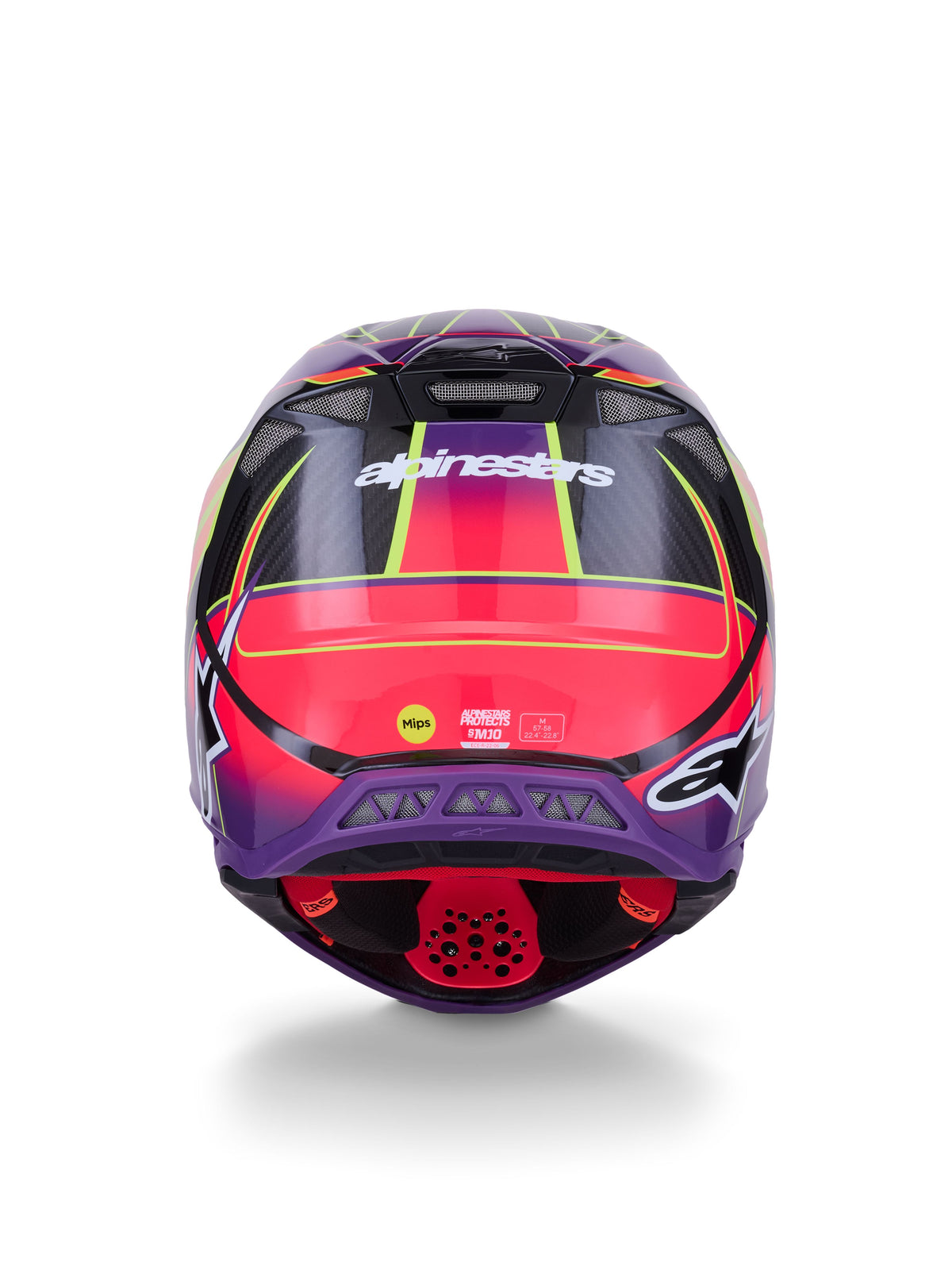 Přilba Alpinestars Supertech S-M10 ERA růžová/fialová/žlutá fluo