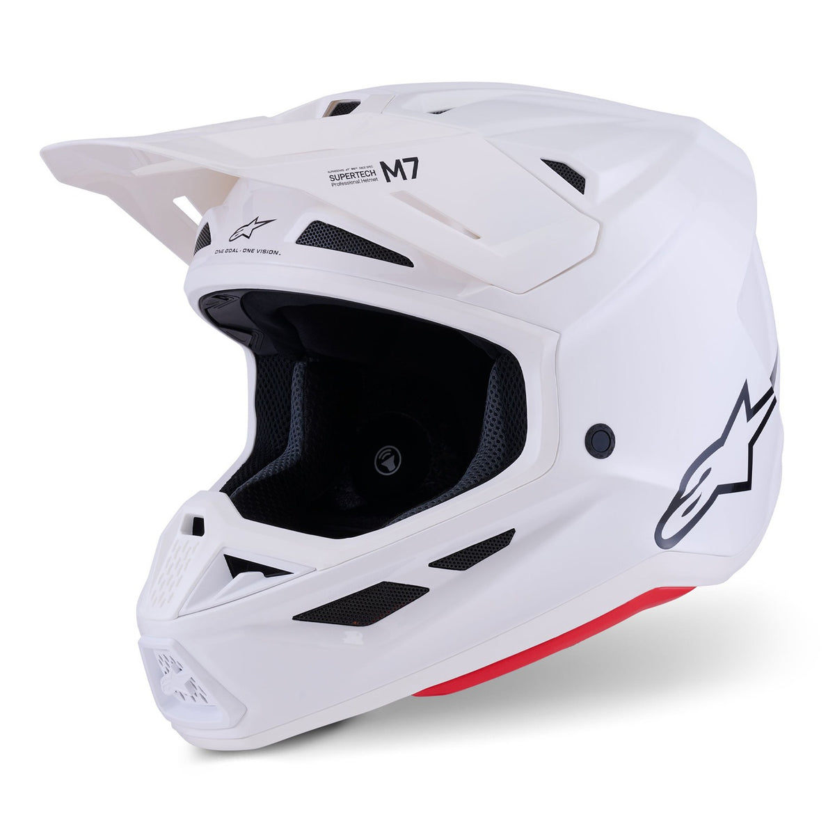 Přilba Alpinestars Supertech S-M7 Solid bílá