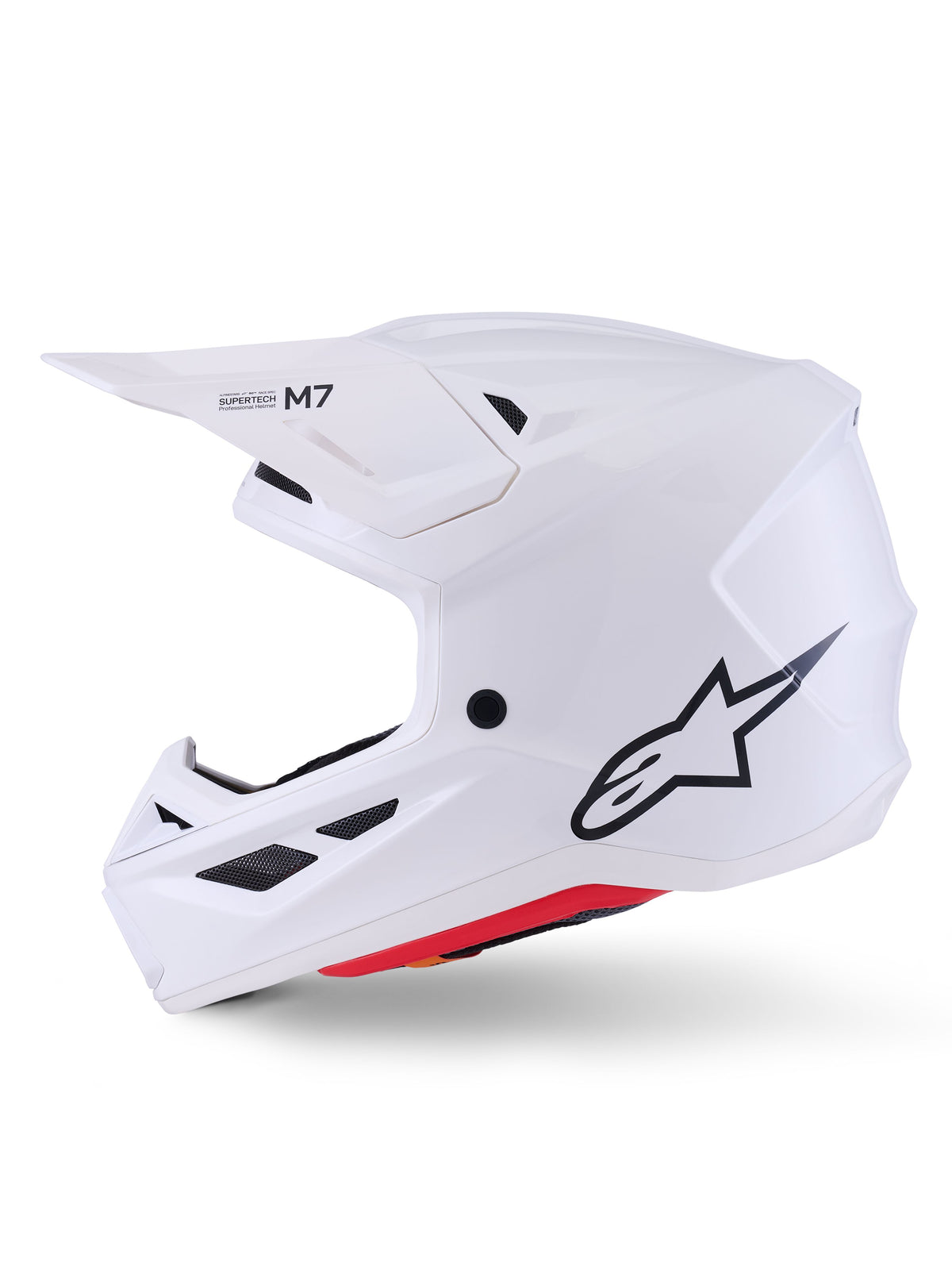 Přilba Alpinestars Supertech S-M7 Solid bílá