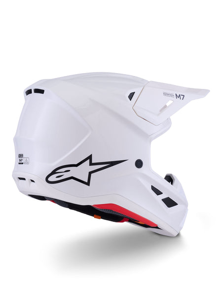 Přilba Alpinestars Supertech S-M7 Solid bílá