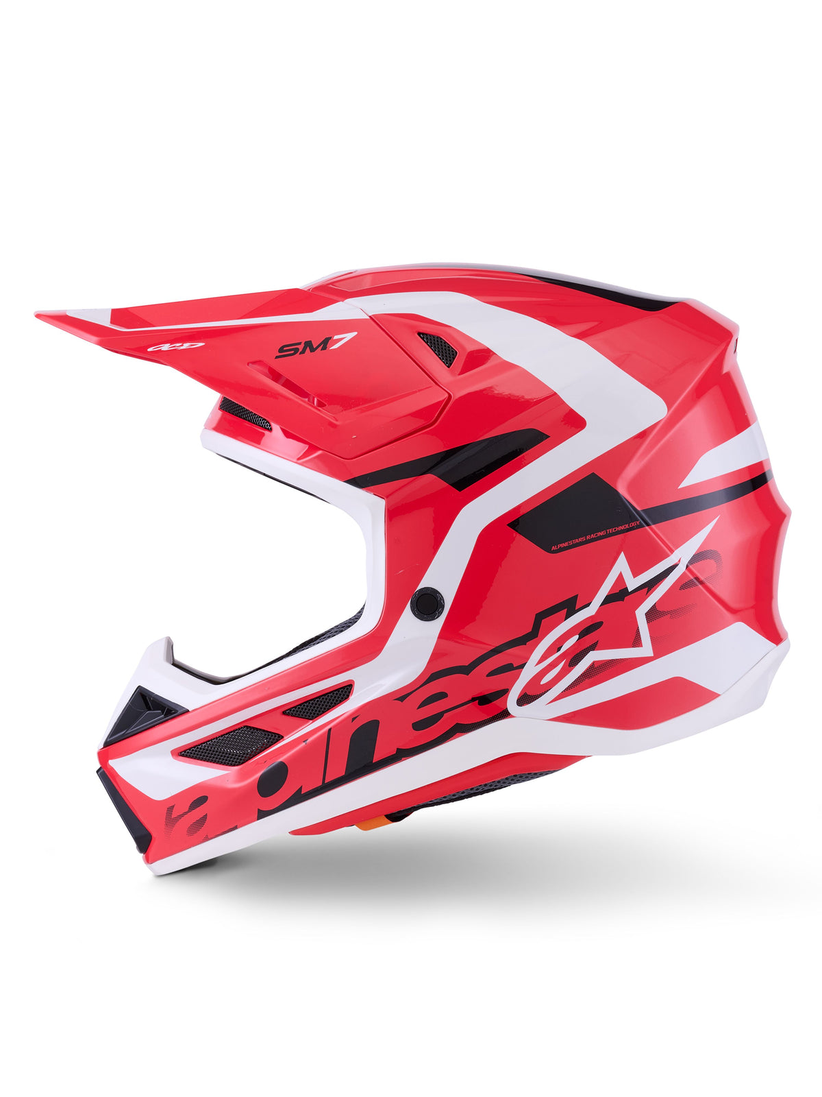 Přilba Alpinestars Supertech S-M7 Deed červená/černá/bílá