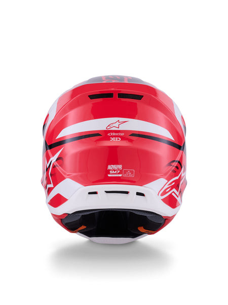 Přilba Alpinestars Supertech S-M7 Deed červená/černá/bílá