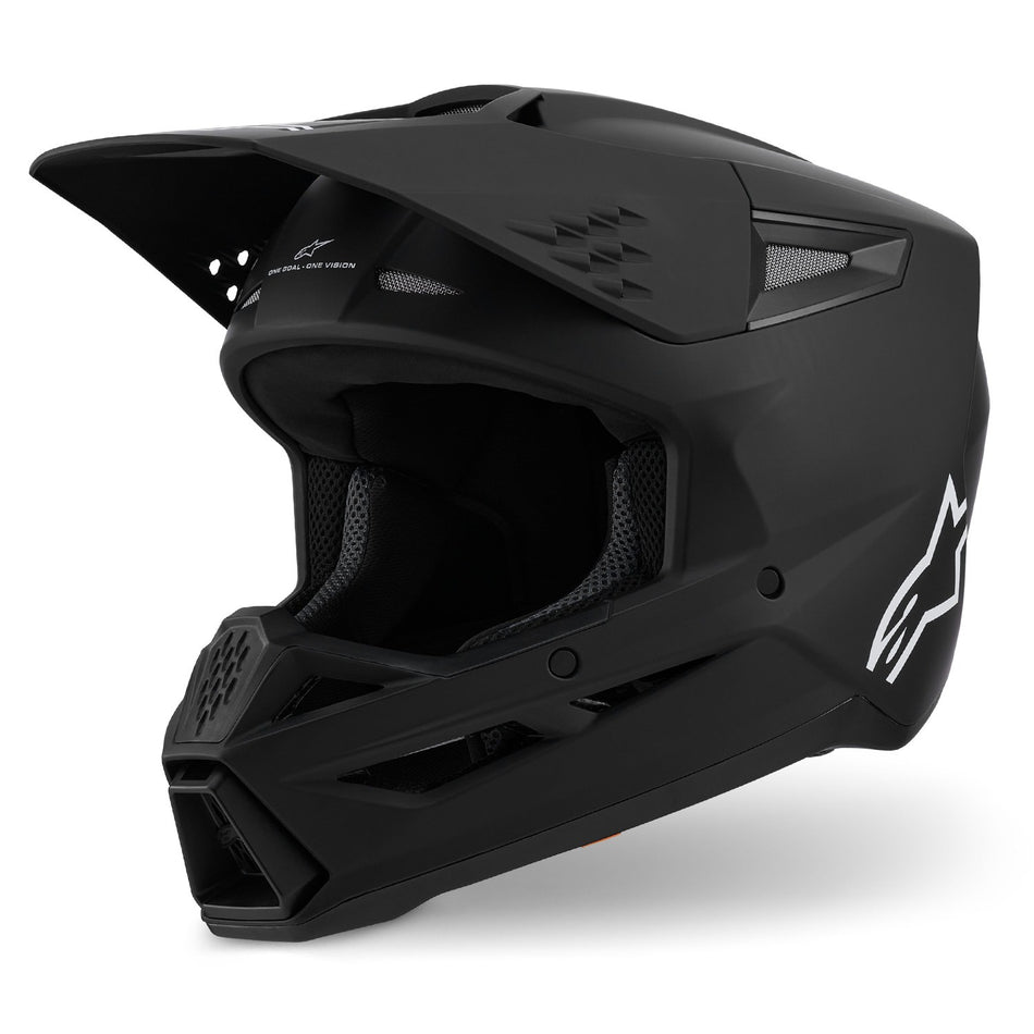 Přilba Alpinestars S-M3 Solid černá matná
