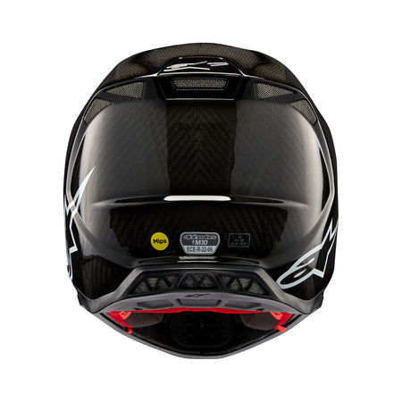 Přilba Alpinestars Supertech S-M10 Solid FIM2 verze lesklý karbon