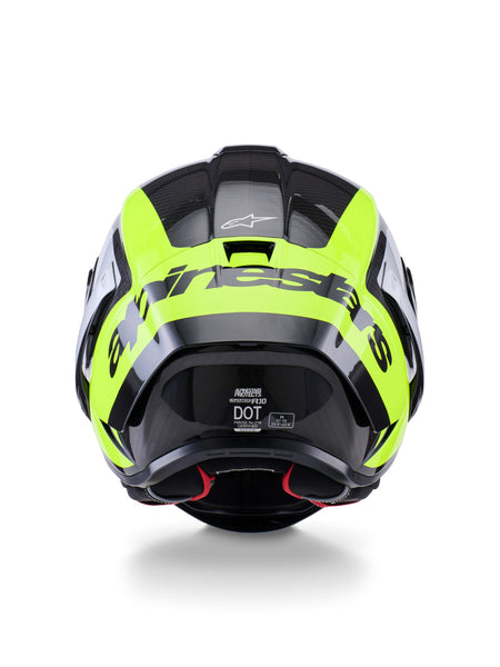 Přilba Alpinestars Supertech R10 Arius karbon/žlutá fluo/bílá