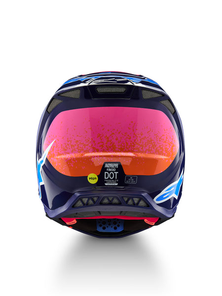 Přilba Alpinestars Supertech S-M10 limitovaná edice Records šedá/multicolor