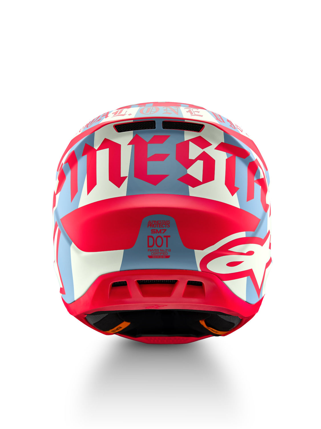 Přilba Alpinestars Supertech S-M7 limitovaná edice Beast Coast šedá/černá/oranžová