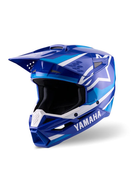 Dětská přilba Alpinestars S-M3 Yamaha modrá/bílá