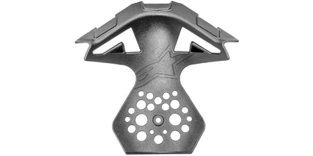 Vrchní a vnitřní díl krytu bradové ventilace pro přilby Alpinestars Supertech S-M10 a S-M8 černá, verze ECE 22.05