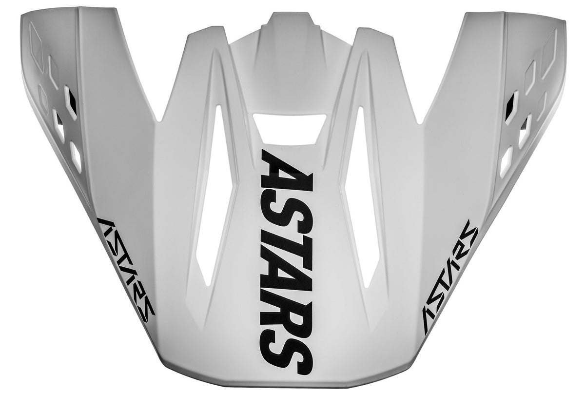 Kšilt pro přilby Alpinestars S-M5 Rayon bílá/černá matná, verze ECE 22.05