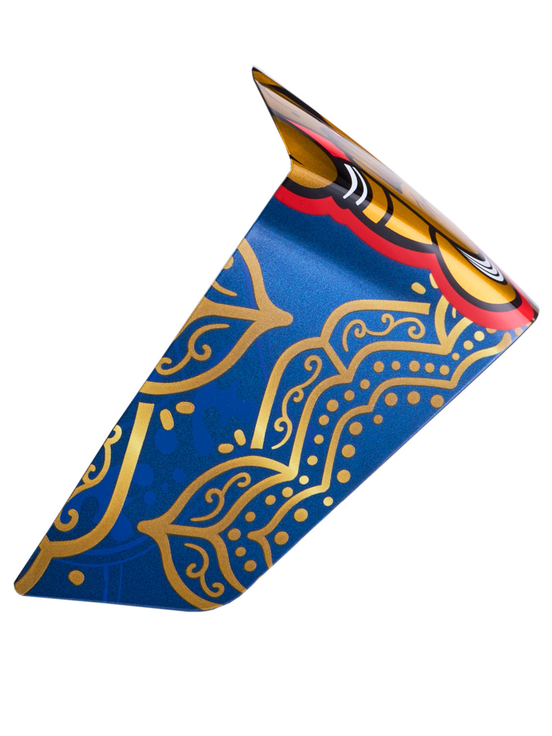Aerodynamický spoiler pro přilby Alpinestars Supertech R10 Marthainator racing profil modrá perleť/zlatá/červená