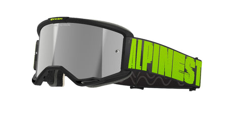 Brýle Alpinestars Vision 5 Hollow šedá/žlutá fluo, zrcadlové stříbrné plexi