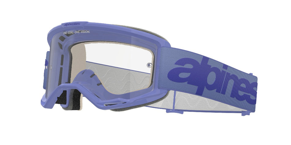 Brýle Alpinestars Vision 5 Wordmark fialová, čiré plexi