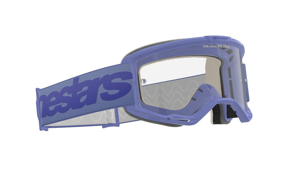 Brýle Alpinestars Vision 5 Wordmark fialová, čiré plexi
