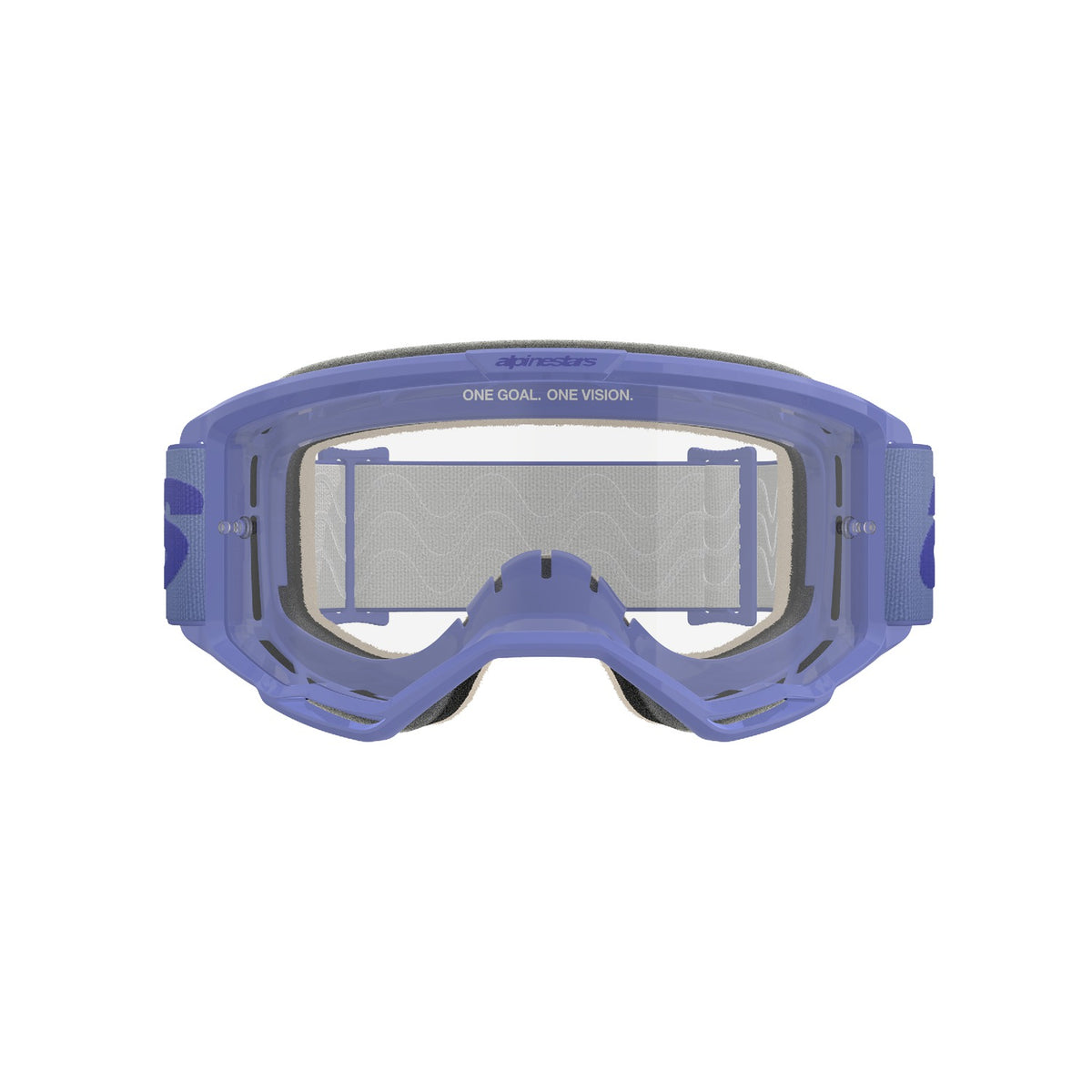 Brýle Alpinestars Vision 5 Wordmark fialová, čiré plexi