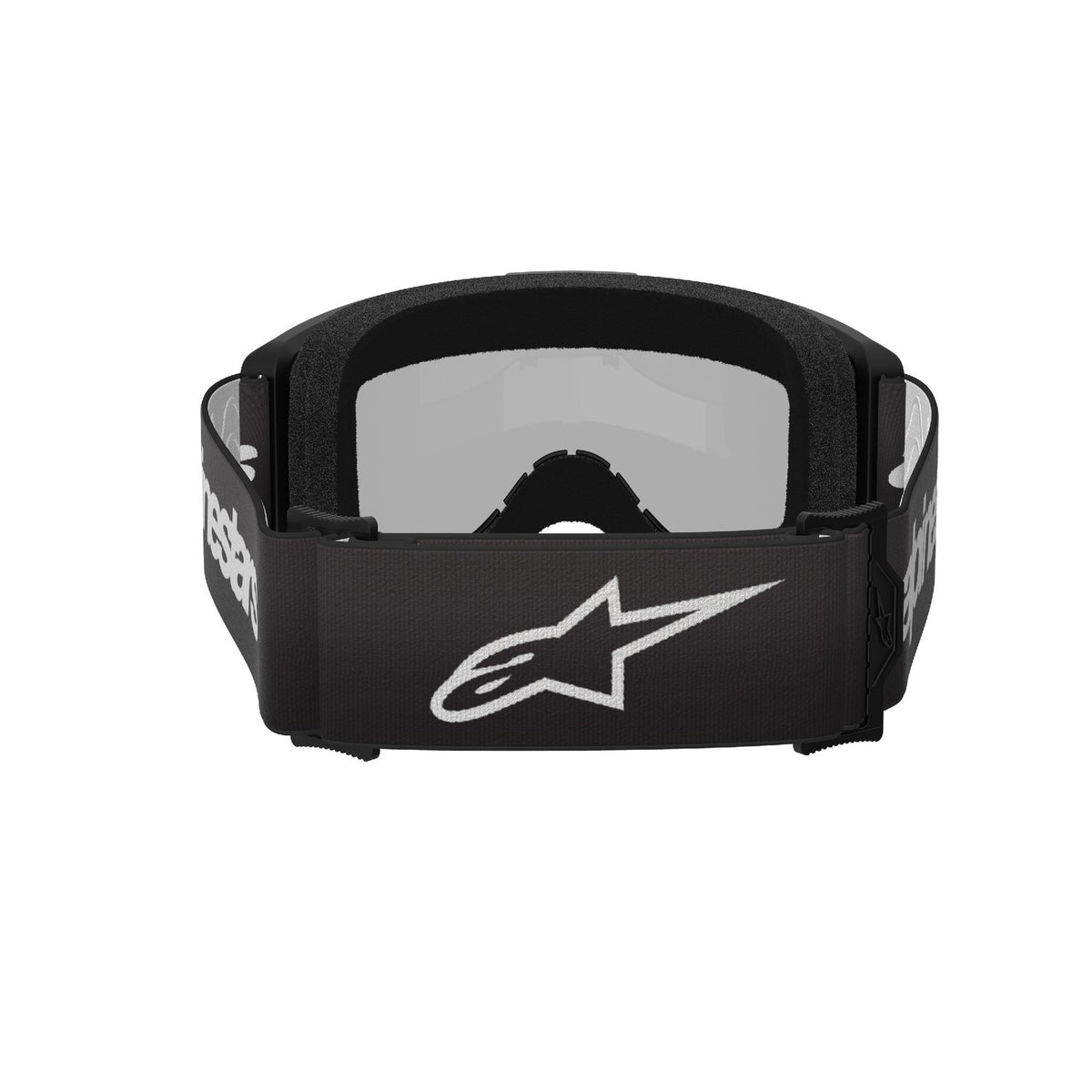 Brýle Alpinestars Vision 3 Wordmark černá, zrcadlové stříbrné plexi