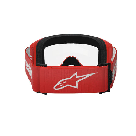Brýle Alpinestars Vision 3 Wordmark červená, čiré plexi