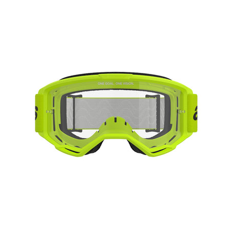 Brýle Alpinestars Vision 3 Wordmark žlutá fluo, čiré plexi