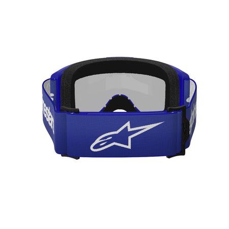 Brýle Alpinestars Vision 3 Wordmark modrá, zrcadlové stříbrné plexi