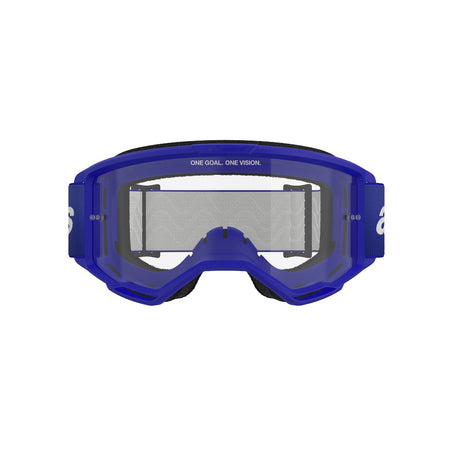 Brýle Alpinestars Vision 3 Wordmark modrá, čiré plexi