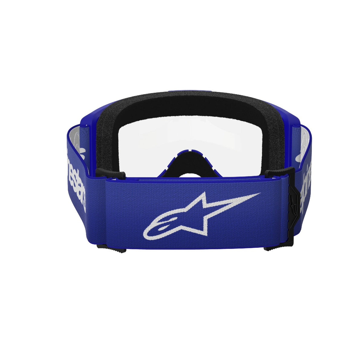 Brýle Alpinestars Vision 3 Wordmark modrá, čiré plexi