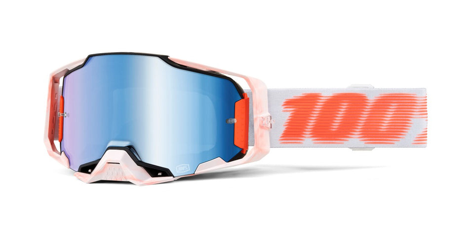 Brýle 100% Armega Tubular - modré plexi