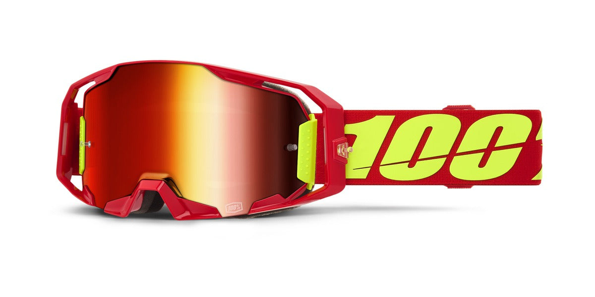 Brýle 100% Armatic červené, červené plexi