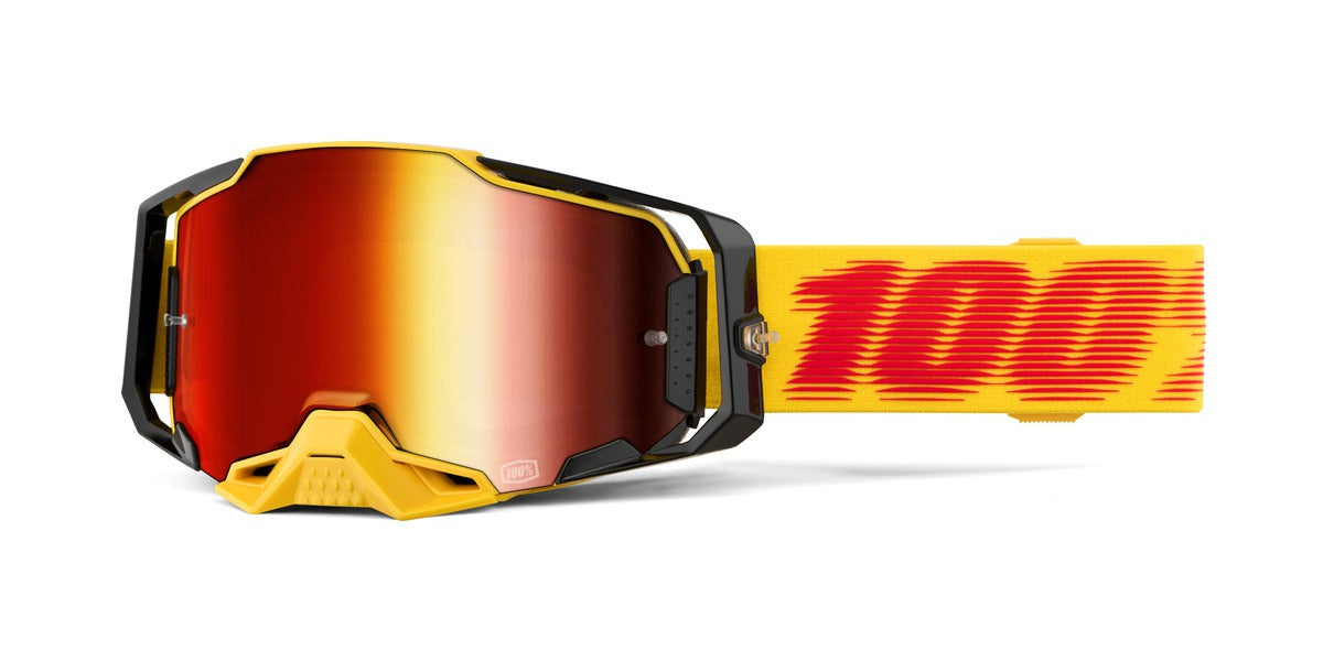 Brýle 100% Armega Tetsu červené plexi