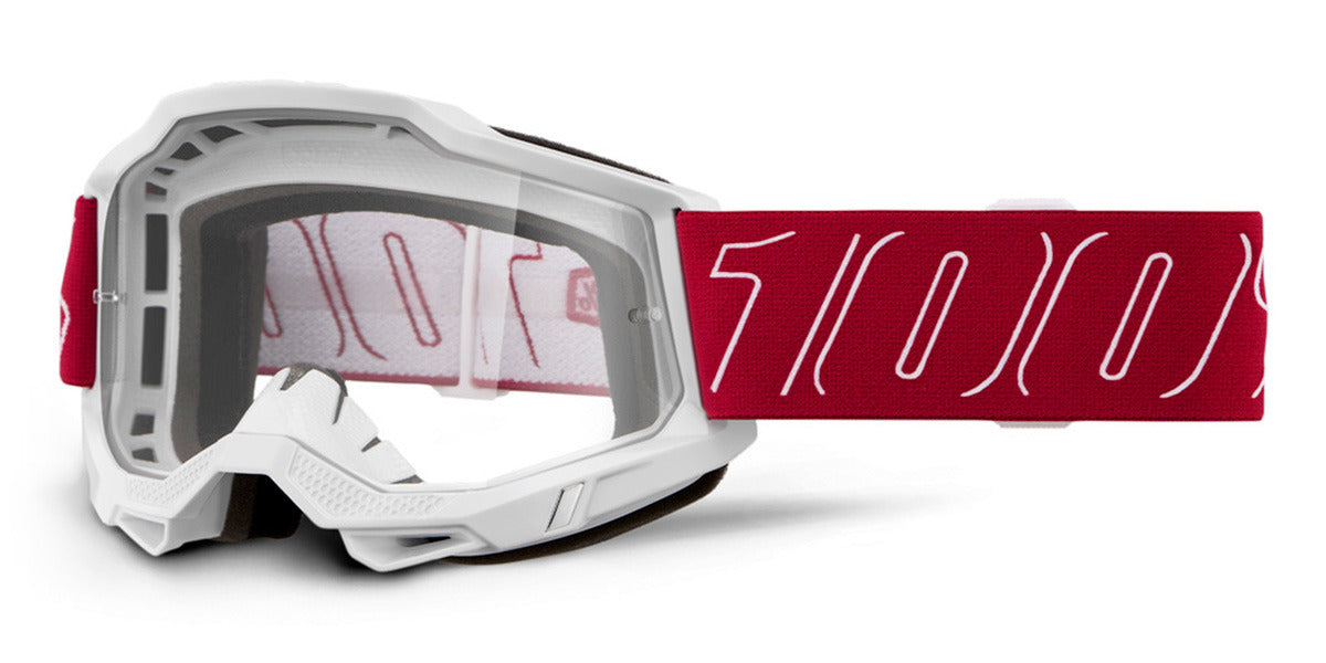 Brýle 100% Accuri 2 Redline - čiré plexi