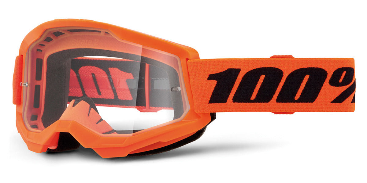 Dětské brýle 100% Strata 2 NEW Orange- čiré plexi
