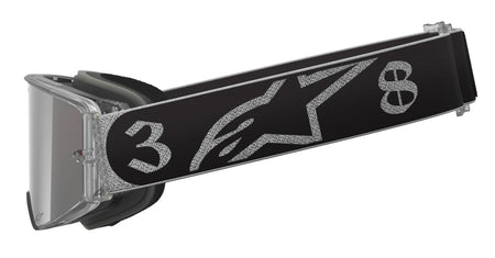 Brýle Alpinestars Supertech Vision DNGR38 XXV černá/stříbrná, zrcadlové stříbrné plexi