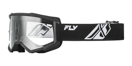 Brýle Fly Racing Focus černá/bílá - čiré plexi