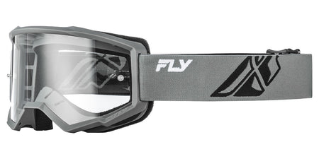 Brýle Fly Racing Focus šedé/černá - čiré plexi